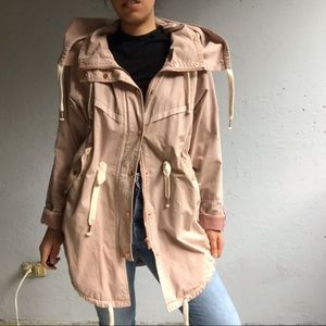 pink cotton jacket