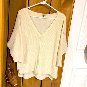 Off Shoulder Sweater