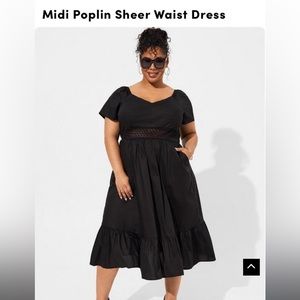 Torrid NWT size 1 poplin dress