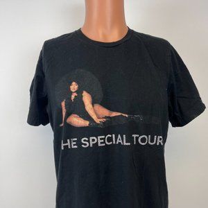 Lizzo The Special Tour T Shirt 2022 Pop Concert Black Size L