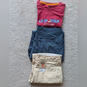 Lot of 3: Prana / Mountain Hardwear/ La Sportiva