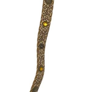 Express Leopard Bejeweled Belt