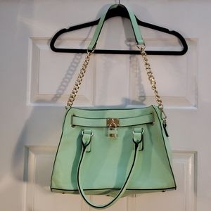 Charming Charlie mint green shoulder/handbag