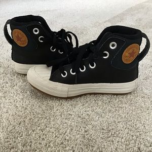 CONVERSE All Star 271710C Counter Climate Black Leather| Size Kids 12