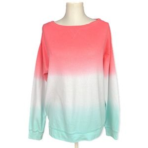 Splendid Dip Dye Long Sleeve Thermal Tee