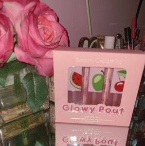 Glory Pout Lip oil trio set by beauty creations