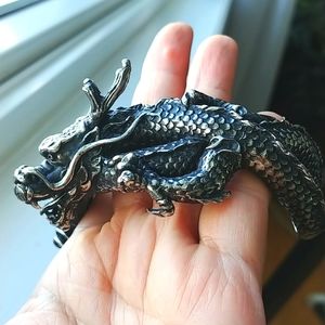 Dragon cuff , stainless steel -  NEW