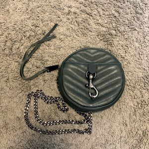 Rebecca Minkoff Edie Circle Crossbody Bag, OS, Colour: Bottle Green