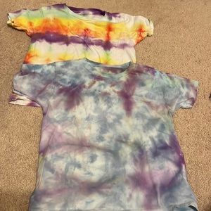 Tie dye little boys shirts