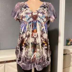 Vintage V Neck Top