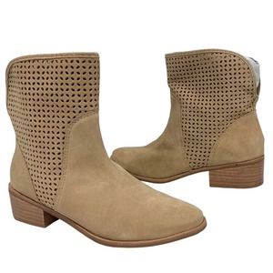 Kaanas | Boots Warsaw Bootie Leather Slip On Tan NEW