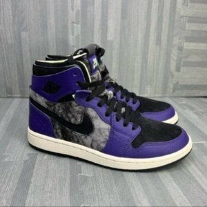 Nike Air Jordan 1 Sneakers Zoom Comfort 'Bayou Boys' Purple Mens Size 8 New