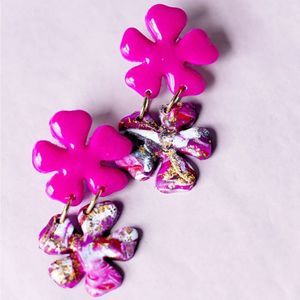 Polymer clay-earrings