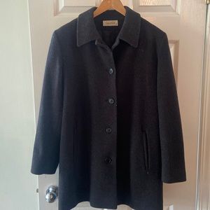 Calvin Klein grey pea coat