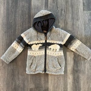 Kyber Outerwear Wool Zip Up Sweater - Size Small