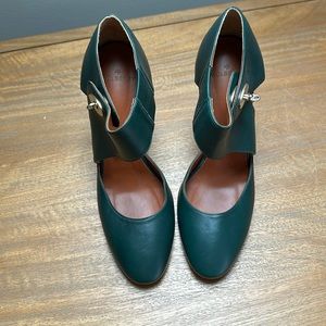 Mulberry emerald green Mary Jane’s