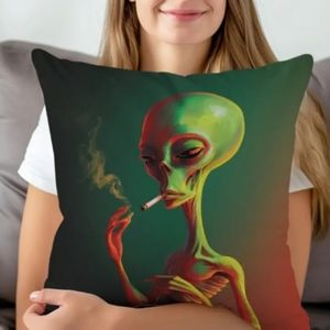 Alien pillow cover