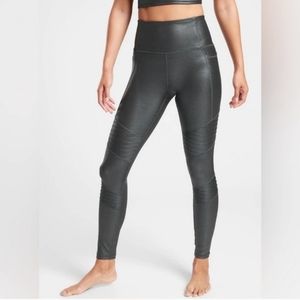 Athleta inclination moto tight NWOT