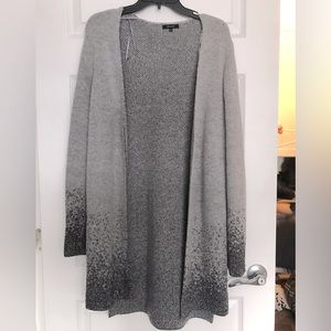 Long grey cardigan with sparkles size M