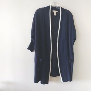 Retrology open cardigan with 1/4 sleeve size M