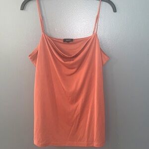 Vici Salmon Cowl Camisole Tank Large