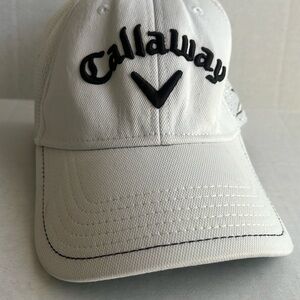 Callaway White & Black Baseball Cap