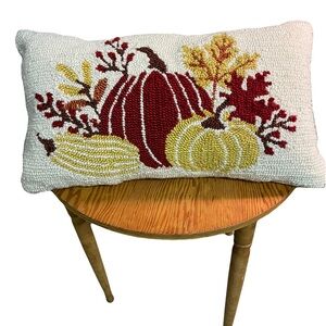 Gifts of Harvest decorative pillow Fall/thanksgiving pumpkin theme   14”x14”