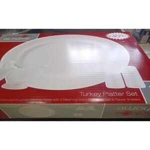 Cook at Home Turkey Platter Set 5 Pieces New in Box