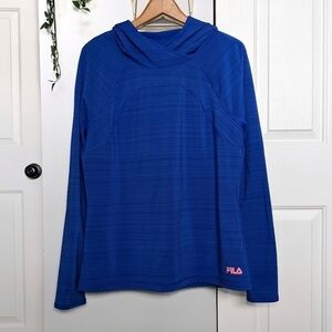 𝅺FILA Performance Running Cold Weather Lined Pullover Size XL