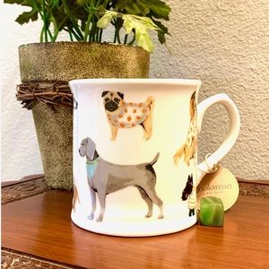 🐶 COOKSMART ENGLISH PORCELAIN DOG LOVER'S COFFEE MUG *BEST IN SHOW* FINE CHINA*