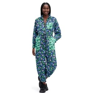 Diane Von Furstenberg DVF for Target Nylon Jazz Dot Green Sports Jumpsuit