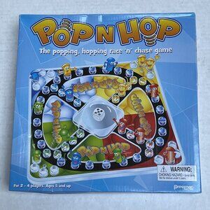 Pressman Pop N Hop Game 2 to 4 Players Ages 5 and Up New Family Game