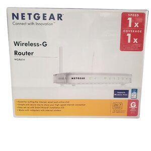 NetGear WGR614 Wireless-G Router New Sealed