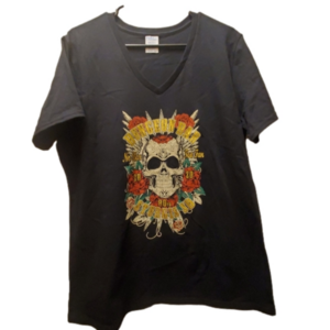 Women's size extra large short sleeve T-shirt from The Dungeon Bar in Sturgis SD