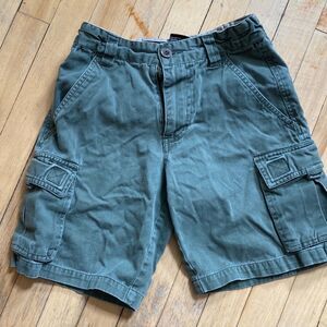 Army green cargo shorts