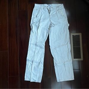 Garage white cargo pants