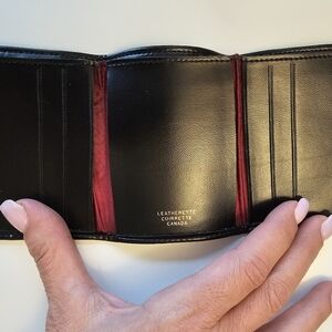 Leatherette Card holder tri fold Wallet