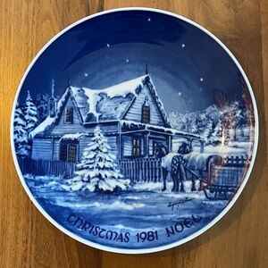 SORRINA Christmas Plate 1981 Gingerbread House Kitchener Collectible Gift Idea