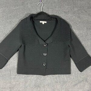 CABI  Jackie O Wool Blend Cardigan Sweater Black Women's small Style 502