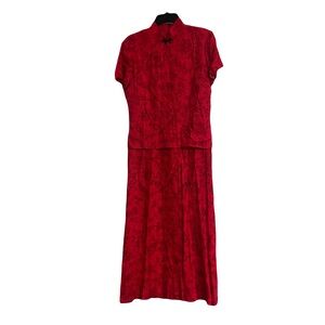 Dressbarn red dress size 6