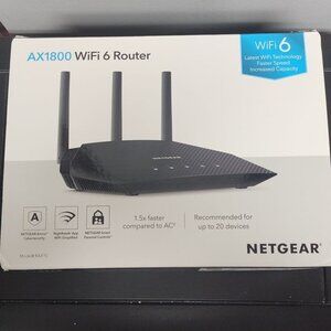 AX1800 Wi-Fi 6 Router | Netgear | Black