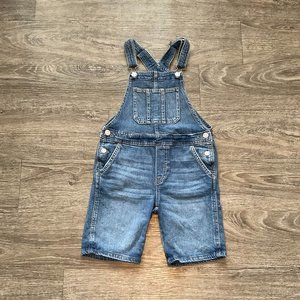 H&M Overall Denim Jean Shorts Blue‎ Size 6X