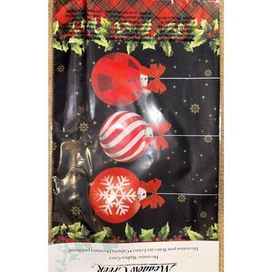 Christmas Tree Ornaments candy cane Decorative Mailbox Cover NWT