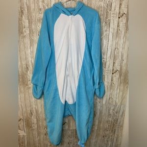 Funziez whale button down onesie