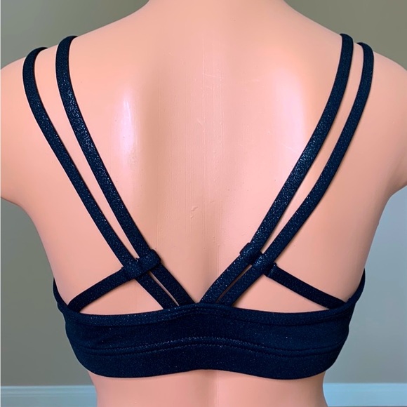 Lorna Jane Shimmer black sports bra - Picture 1 of 6