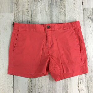 Banana Republic Hampton Fit Shorts Womens 2 Orange 3" Inseam