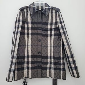 Burberry Quilted Belted Jacket