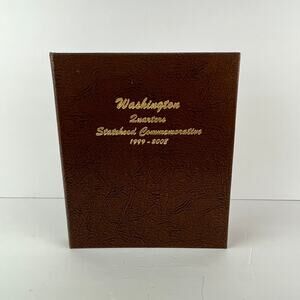 Dansco Washington Quarters Statehood Commemorative 1999 2008 Coin Notebook