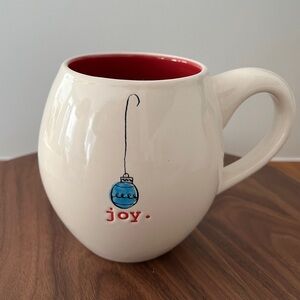 RAE DUNN Artisan Collection by Magenta Joy Mug Christmas Ornament Red Interior