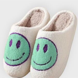 New SMILEY FACE SLIPPERS